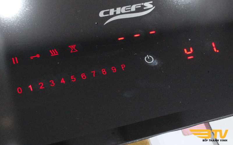 bảng điều khiển Bếp từ Chefs EH-DIH 666