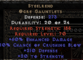 Steelrend Diablo 2