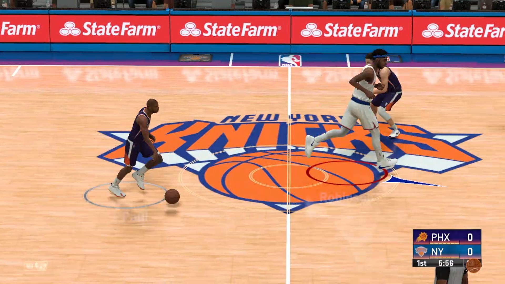 Gameplay Basketball Knicks