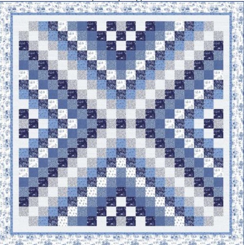 blue cluster king size quilt patterns