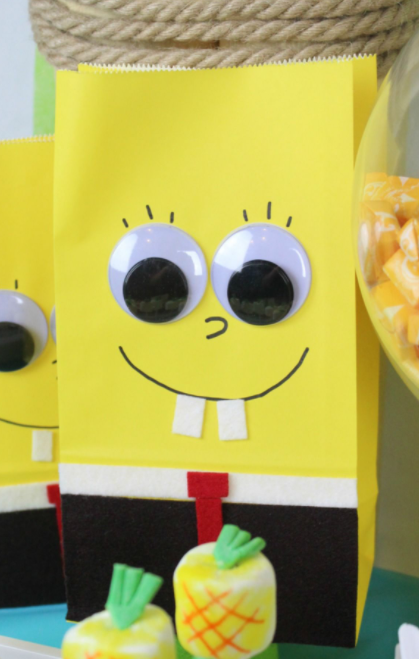 Simple Spongebob birthday party ideas | Marie Makes