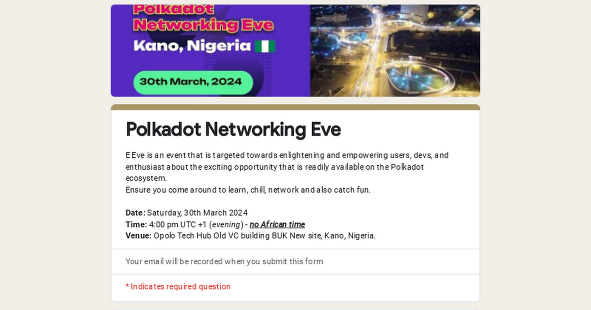 Nigeria Meet up