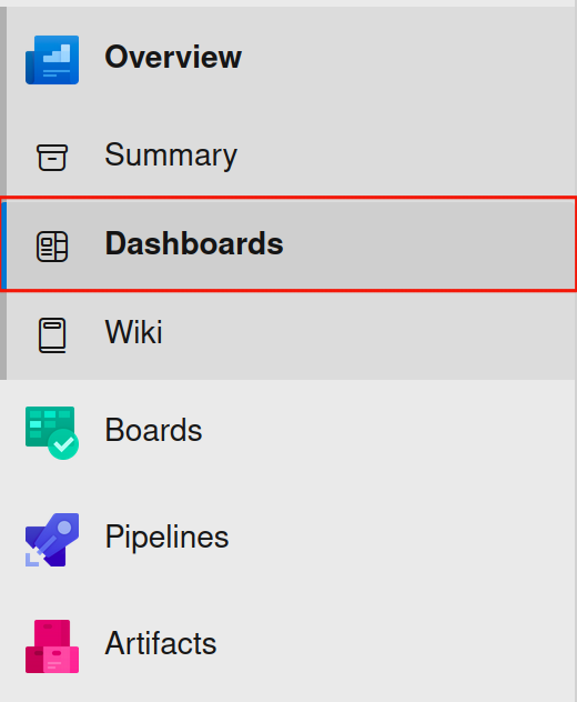 azure devops dashboards