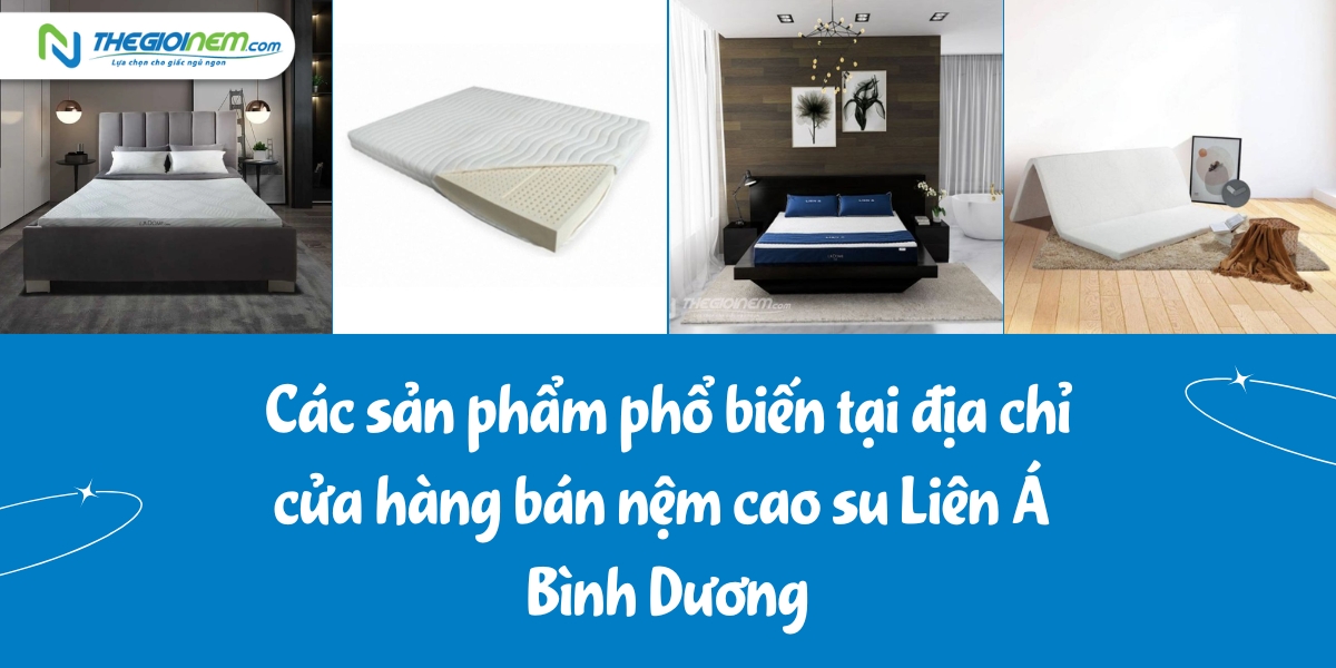 Địa chỉ cửa hàng bán nệm cao su Liên Á Bình Dương | Thegioinem.com