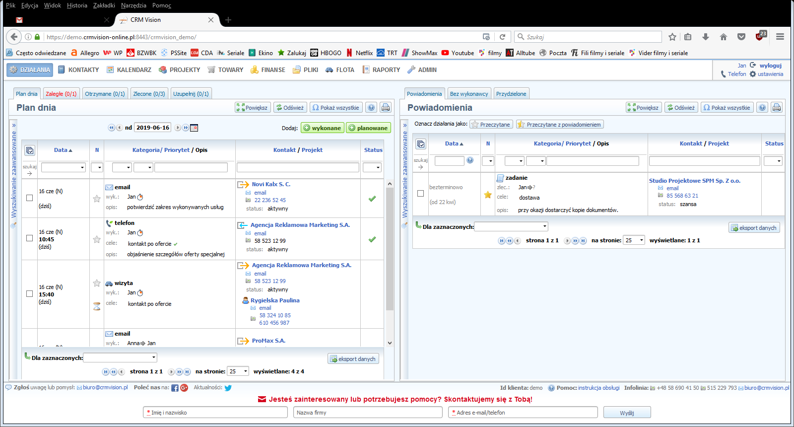 CRM Vision - Mozilla Firefox