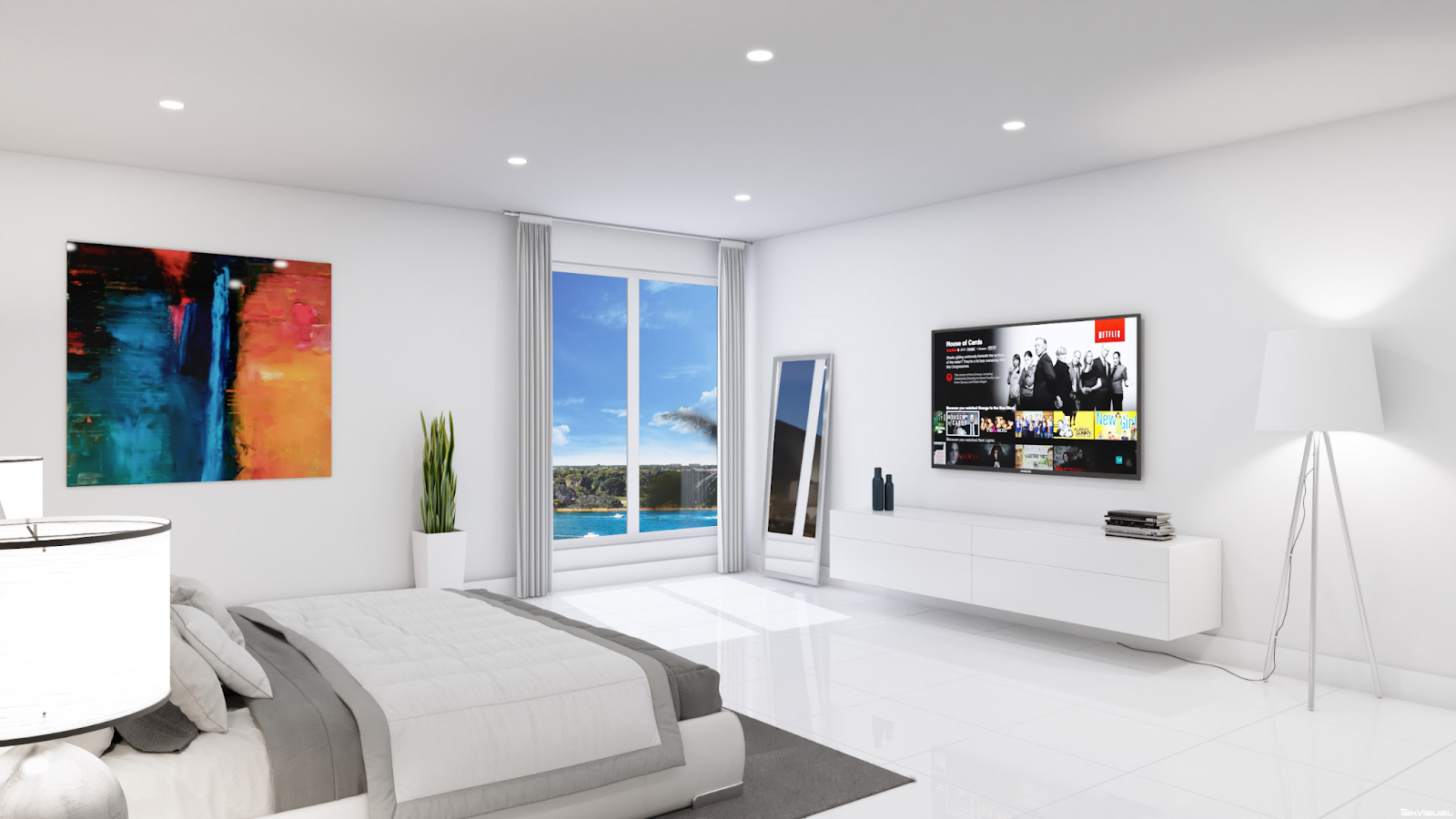 Bedroom View at New Azure Condos