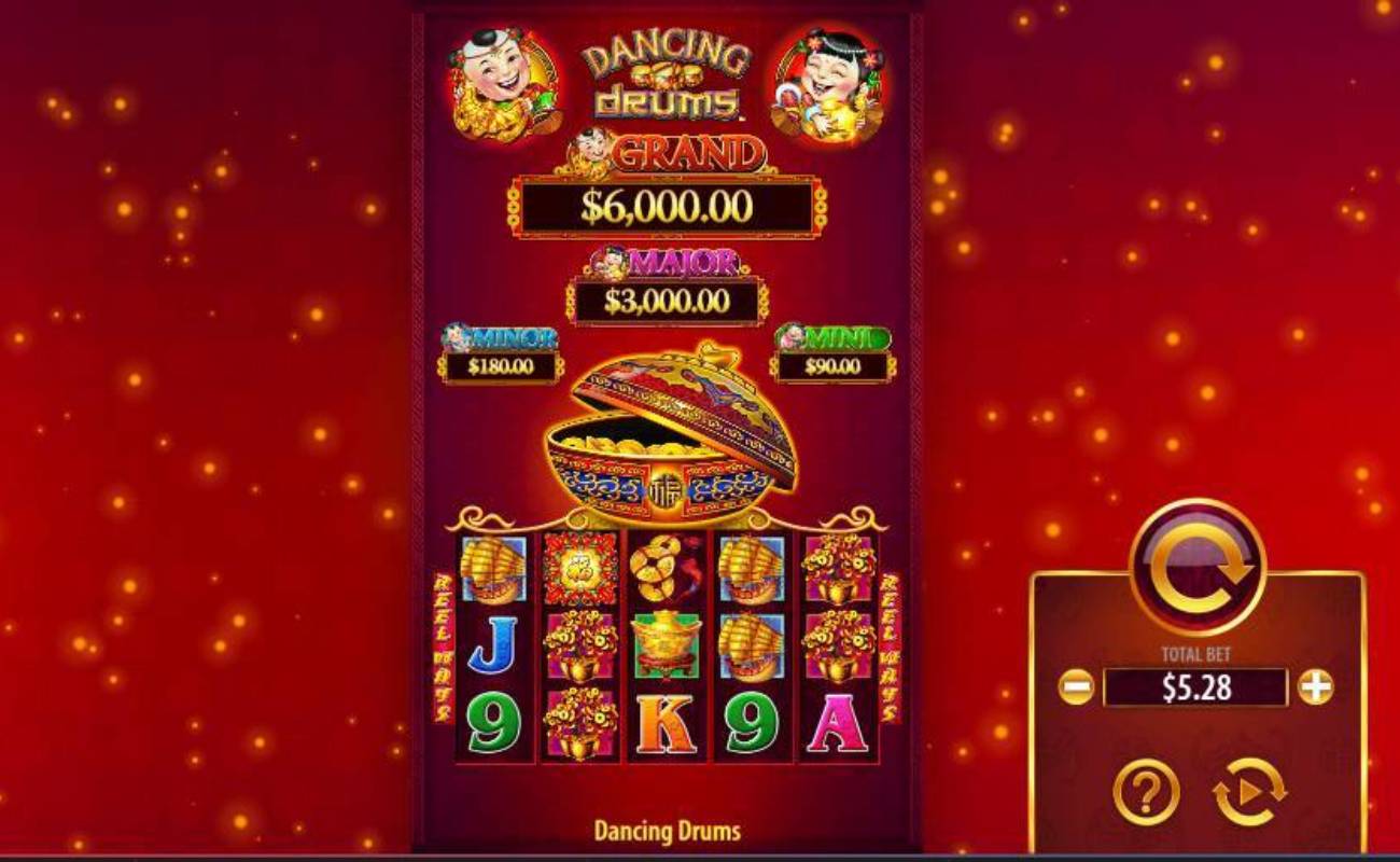 Dancing Drums online slot casino game