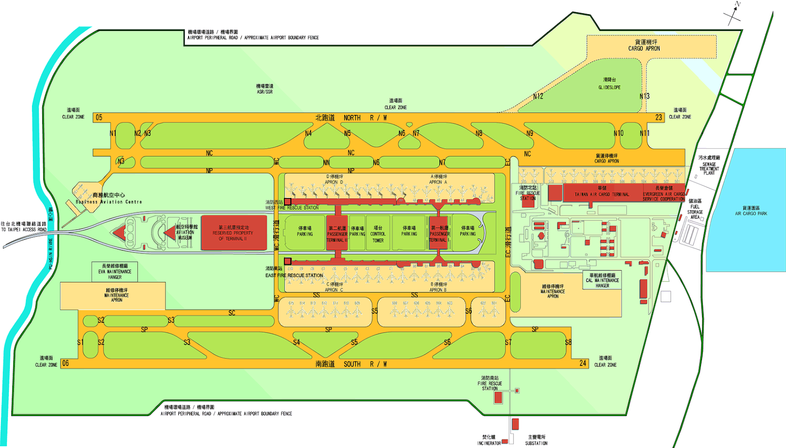 Taipei Taoyuan Airport Map