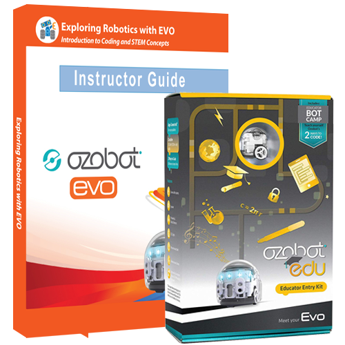 ozobot robot and book