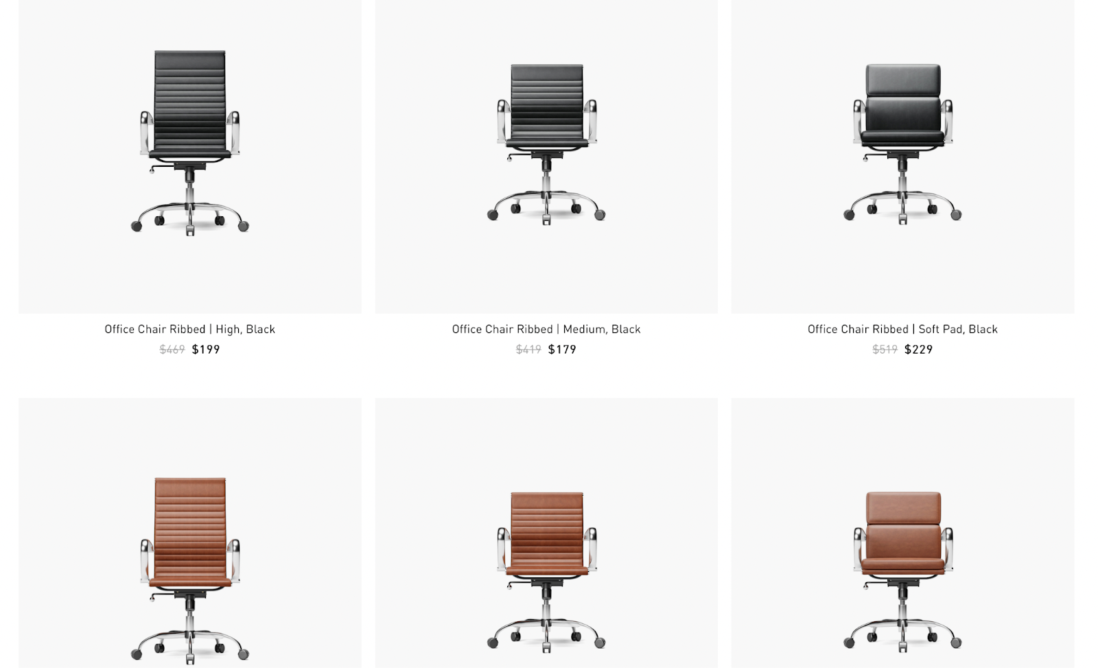 Office chairs from Icons of Manhattan