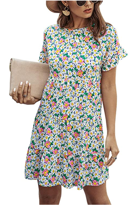 women's floral print dress