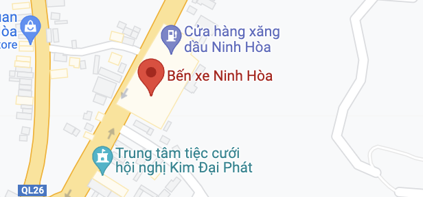 Địa điểm đón/trả khách tại Ninh Hoà