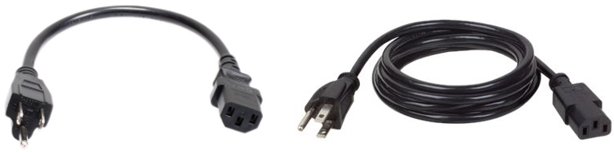 Short power cord vs. long power cord
