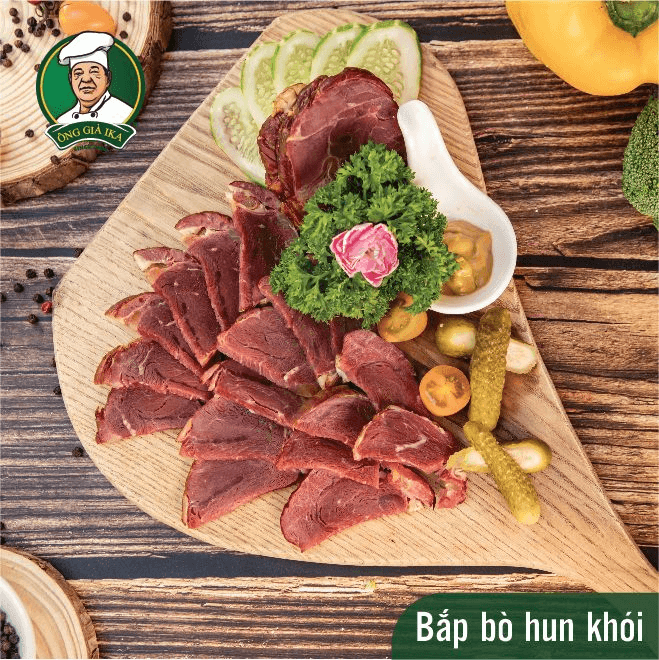 Bắp bò xông khói mua ở đâu? Tham khảo ngay Ông già IKA bạn nhé!