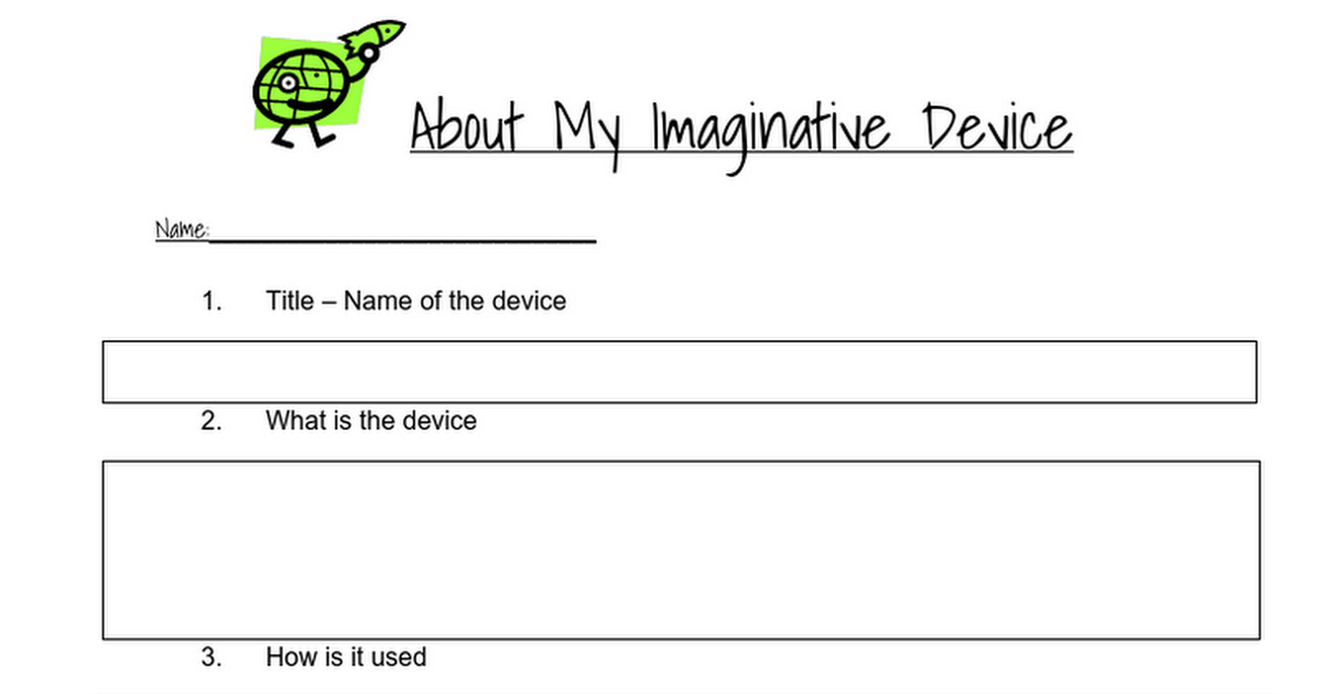 About My Imaginative Device