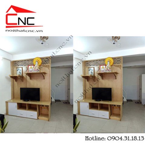 Vách cnc phòng khách đẹp - 7