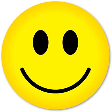 Amazon.com: Imán circular de Smiley Face.: Automotive