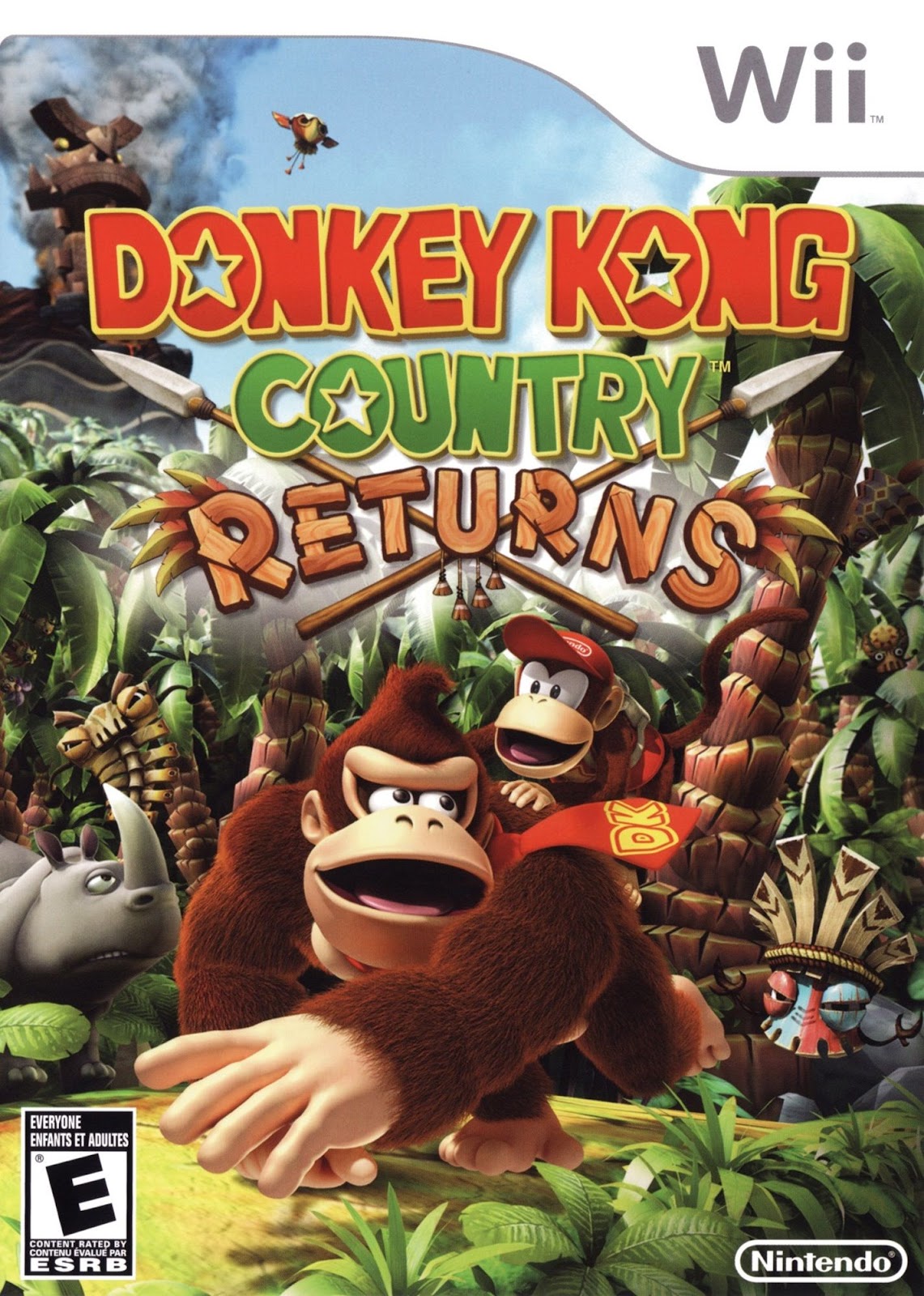 Image result for donkey kong country returns box art