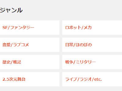 【ベストコレクション】 アニメ ジャンル分け方 278059