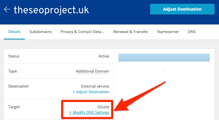 how to modify dns settings