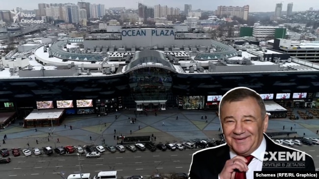 ТРЦ Ocean Plaza, дві третини якого, за даними українського слідства, контролює Аркадій Ротенберг через номінальних власників зі Швейцарії