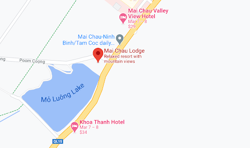 Địa điểm đón/trả khách tại Mai Châu