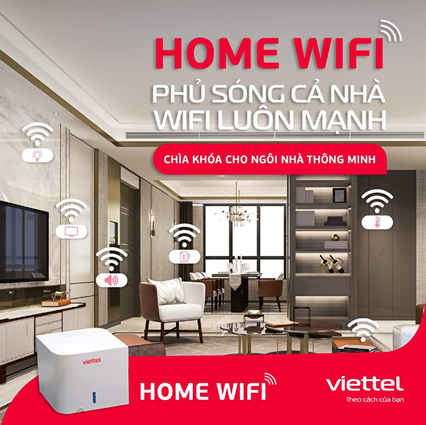 Đăng ký gói Home Wifi SuperNet Viettel sở hữu gói mạng tốc độ cao và sử dụng mạng Wifi miễn phí.