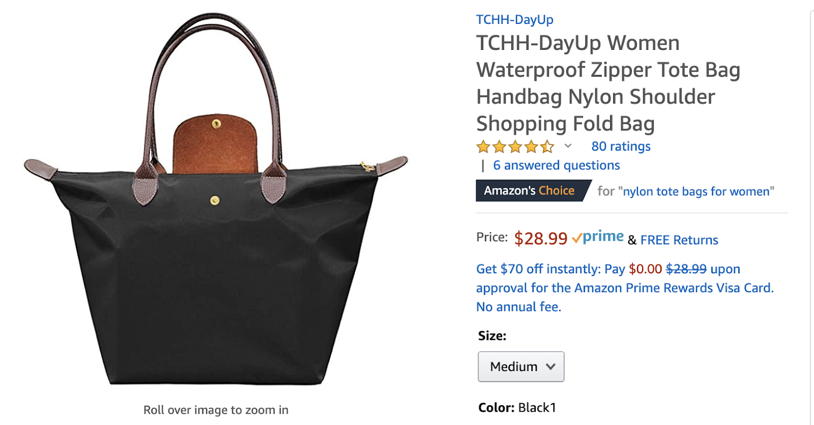 longchamp dupe amazon