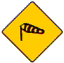 Warning sign - Crosswinds