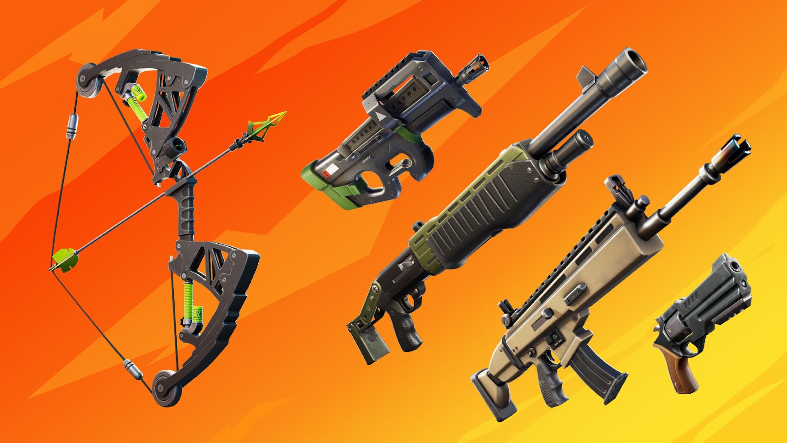 Different Fortnite Weapons