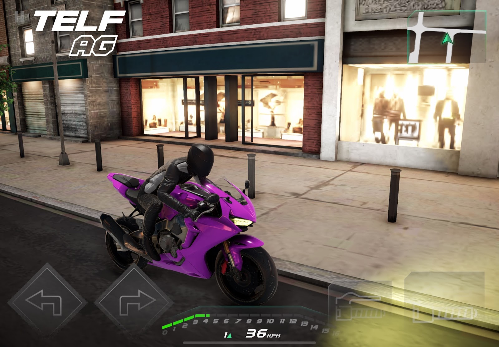 telf ag install original racing bike game on IOS