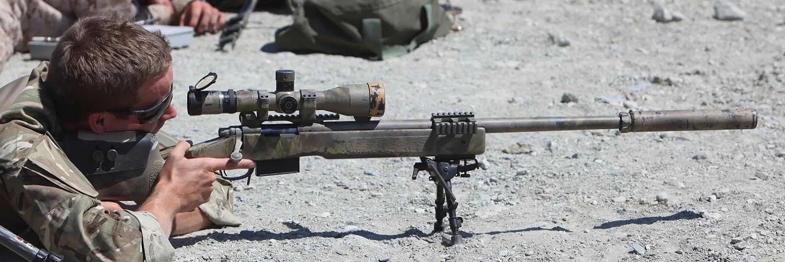 Khẩu M40A5 của TQLC Mỹ sử dụng hiện nay.