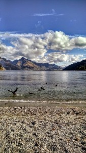 The view from Queenstown beach. Probably the most beautiful place I will ever call home.