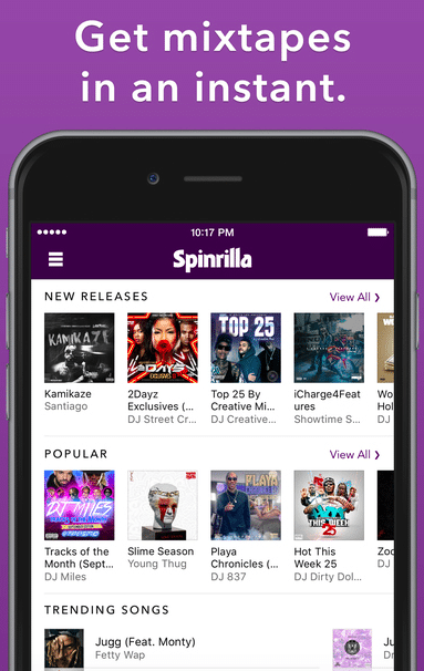 Spinrilla - Mixtapes gratuitement - Meilleures applications gratuites de téléchargement de musique pour les utilisateurs d'iPhone et d'iPad
