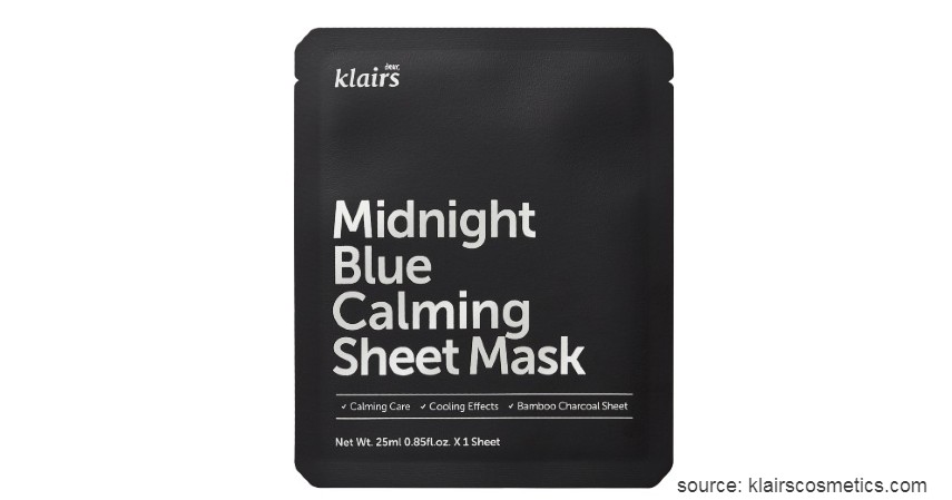 Klairs Midnight Blue Calming Sheet Mask - 15 Merek Sheet Mask Terbaik 2020