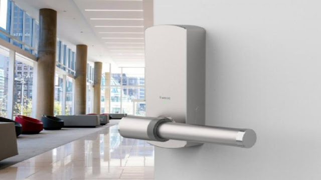 IoT Door Handle Wipes Itself Down With Disinfectant