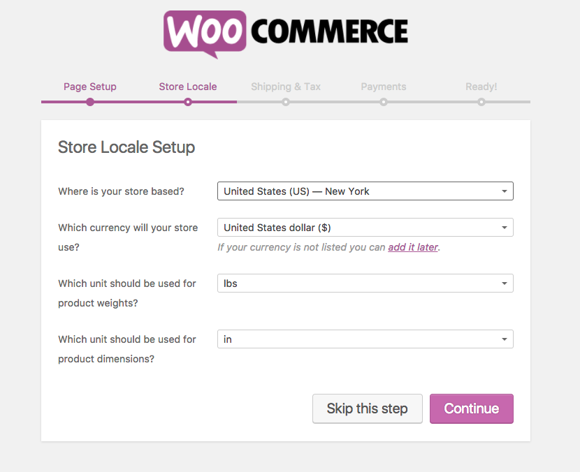 Woocommerce website development