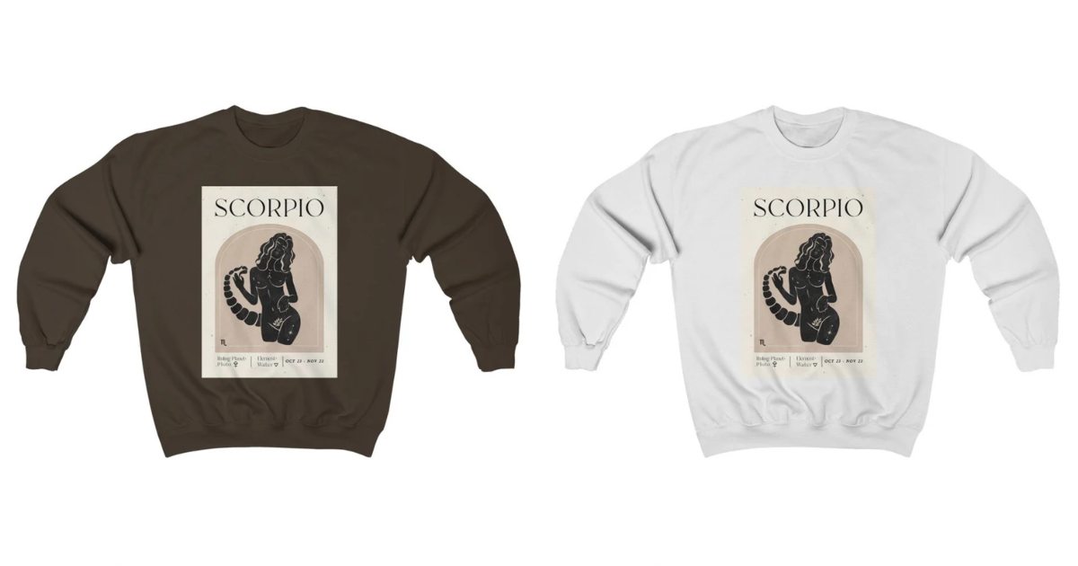 scorpio sweatshirt gift