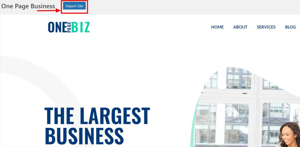 Import Site