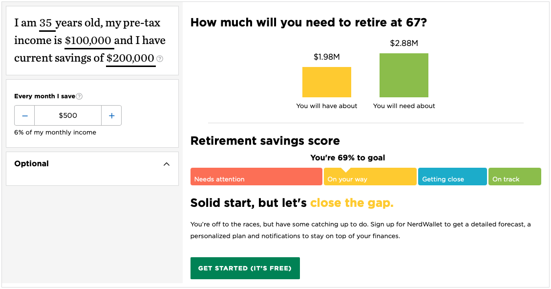 Retirement Savings