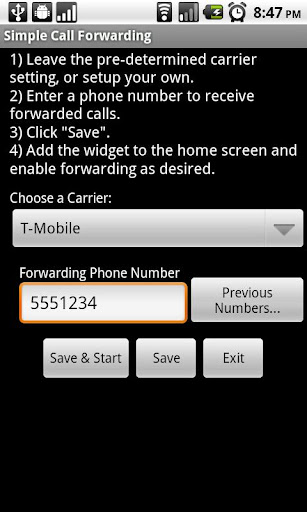 Simple Call Forwarding apk