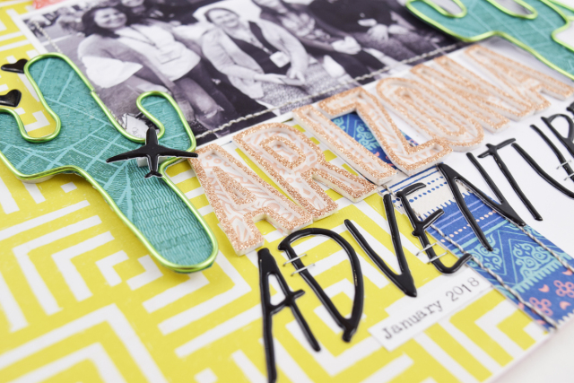 Happy Jig layout by Becki Adams for We R Memory Keepers