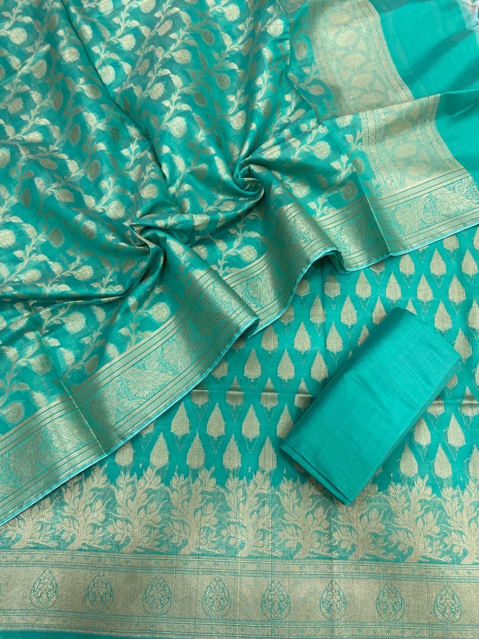 Banarasi Chanderi Dupion Silk Suits