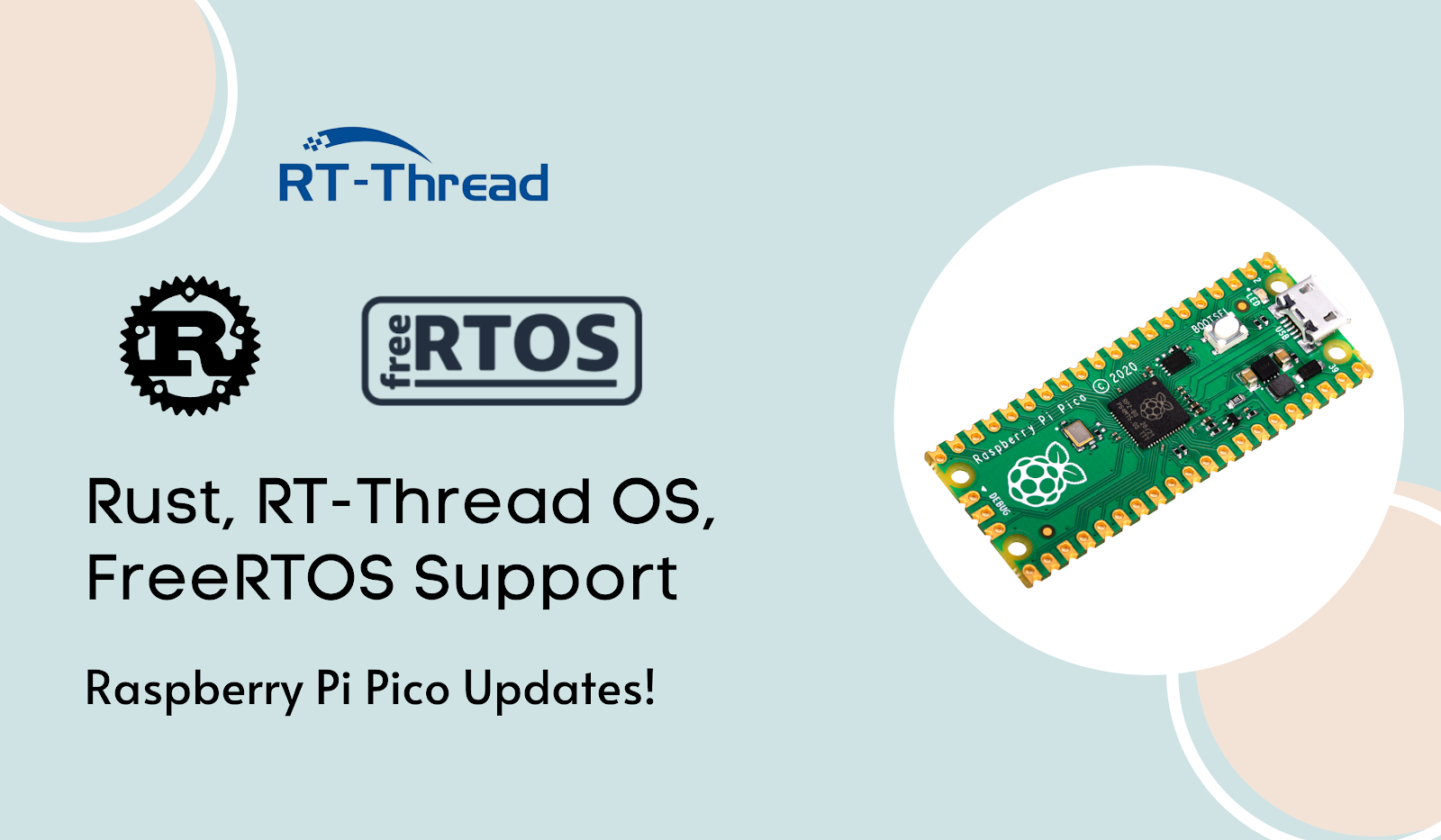 Rust, RT-Thread OS & FreeRTOS come to the Raspberry Pi Pico - Latest Open  Tech From Seeed