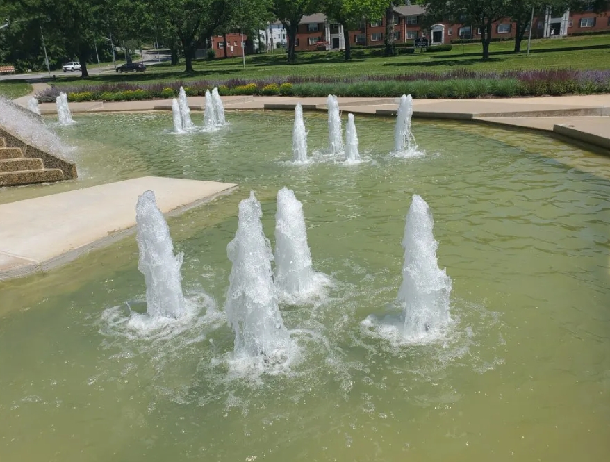 Bubbler Fountain to Resemble a Natural Spring