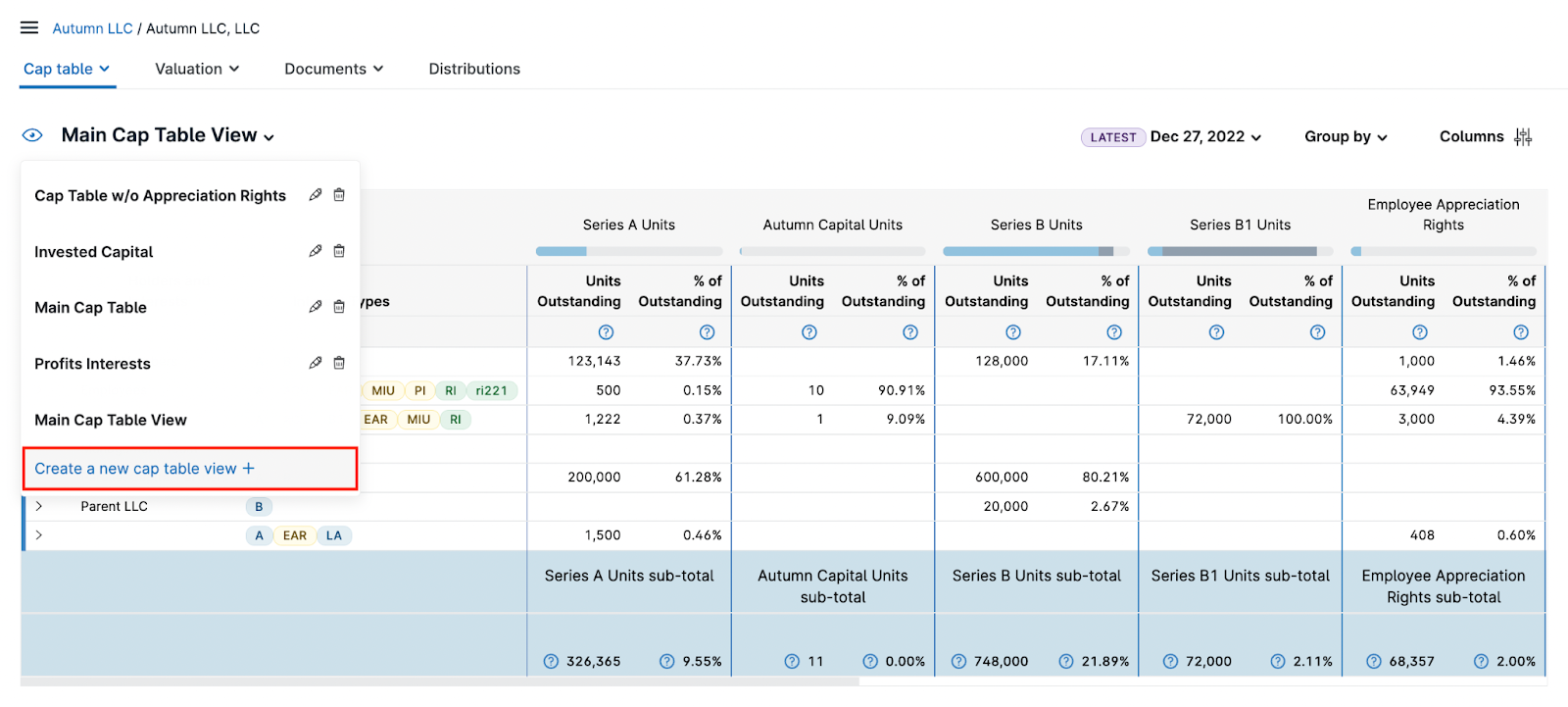 Carta Llc: Building And Exporting Cap Table Reports (admin)