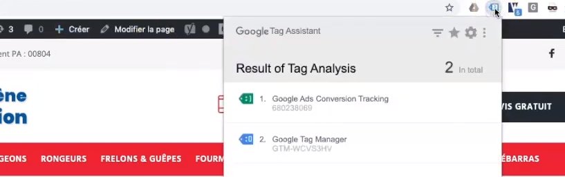 google tag manager tuto vérification de la balise
