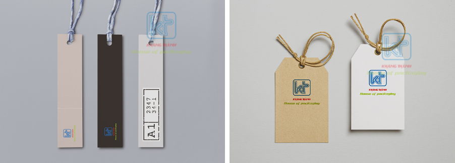 hangtag hanger printing Khang Thanh packaging company in Vietnam