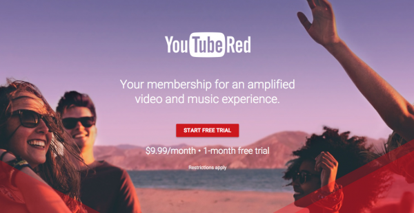 dùng thử youtube red