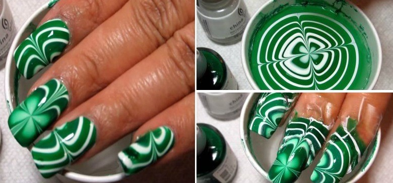 Types of NAIL ART water marble nail art
Nail Salon